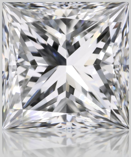0.9 carat E-VVS2 Natūralus Princess Deimantas (1)