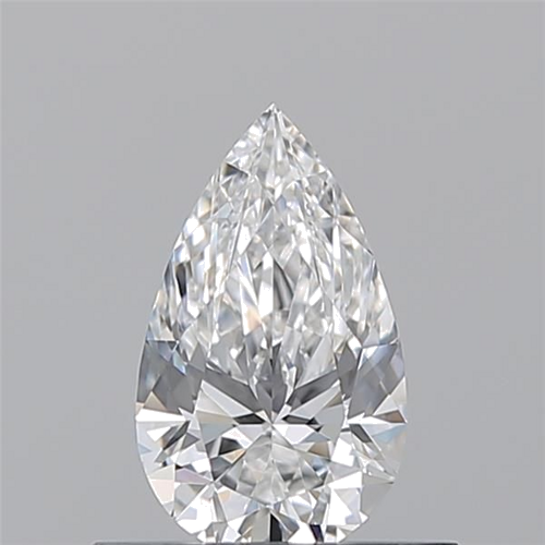 0.51 carat E-VVS2 Natūralus Pear Deimantas (1)
