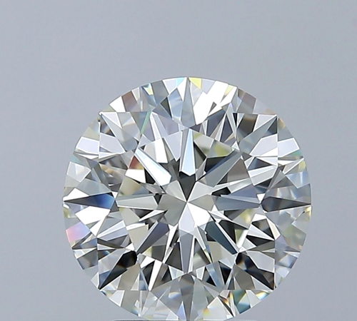 3.03 carat K-VVS2 Excellent cut Natūralus Round Deimantas (1)