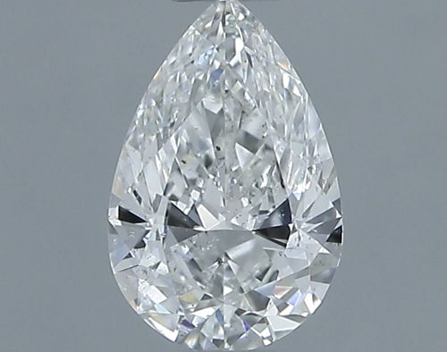 0.5 carat H-SI2 Natūralus Pear Deimantas (1)