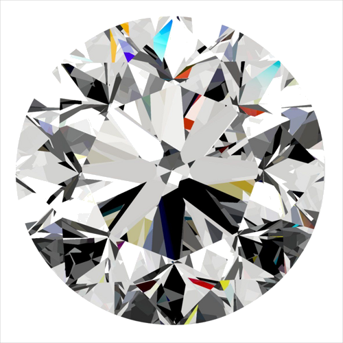 0.3 carat G-VVS2 GD cut Natūralus Round Deimantas (1)
