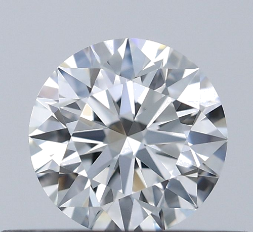 0.38 carat F-VVS1 Excellent cut Natūralus Round Deimantas (1)