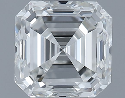 0.51 carat H-VS1 Natūralus Asscher Deimantas (1)