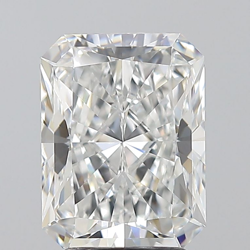 3.0 carat F-VVS1 Natūralus Radiant Deimantas (1)