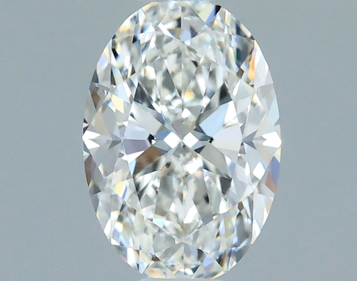 0.51 carat F-VS1 Natūralus Oval Deimantas (1)
