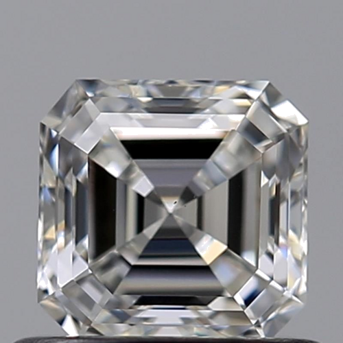 0.63 carat G-SI1 Natūralus Asscher Deimantas (1)