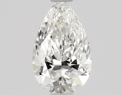 0.55 carat F-IF Natūralus Pear Deimantas (1)
