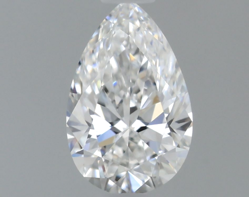 0.3 carat E-VVS2 Natūralus Pear Deimantas (1)