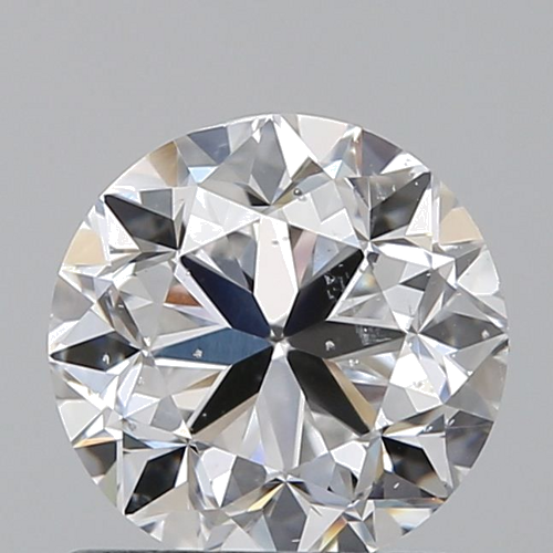 1.0 carat D-SI2 GD cut Natūralus Round Deimantas (1)