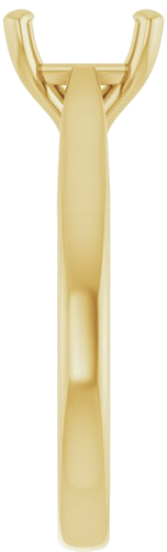 Sužadėtuvių Žiedas „Solitaire“ 585 Geltonojo Aukso Asscher 7mm (4)