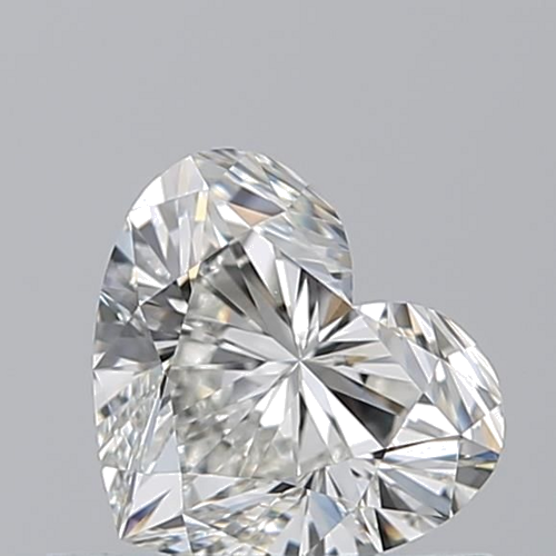 0.64 carat H-VVS2 Natūralus Heart Deimantas (1)