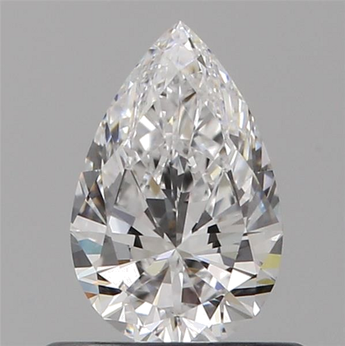 0.5 carat D-VVS2 Natūralus Pear Deimantas (1)