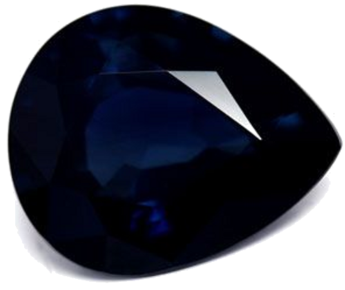 5.71 carat BLUE Pear Safyras (1)