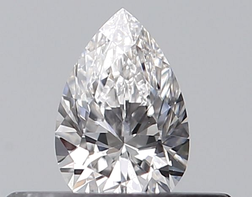 0.23 carat E-VVS2 Natūralus Pear Deimantas (1)