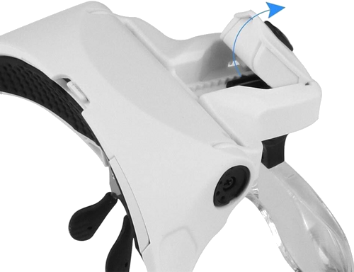 Numismatic Glasses with LED Light 1.0x, 1.5x, 2.0x, 2.5x, 3.5x (4)