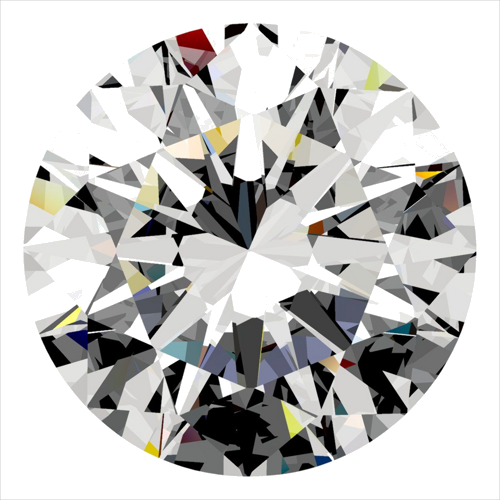 0.31 carat E-VVS2 Excellent cut Natūralus Round Deimantas (1)