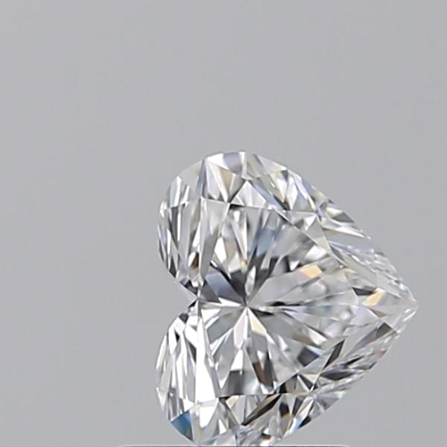 1.01 carat D-VVS1 Natūralus Heart Deimantas (1)