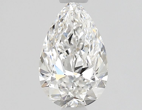 0.62 carat E-VVS2 Natūralus Pear Deimantas (1)