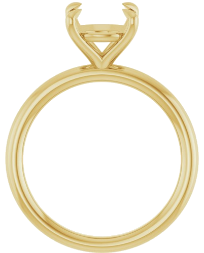 Sužadėtuvių Žiedas „Claw-Prong Solitaire“ 14k yellow gold Round 8.8mm (2)