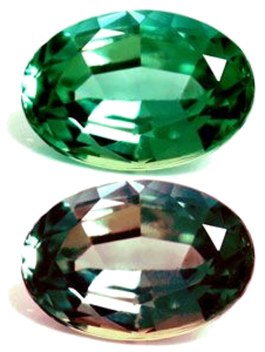 0.39 carat GREEN Oval Alexandrite (1)