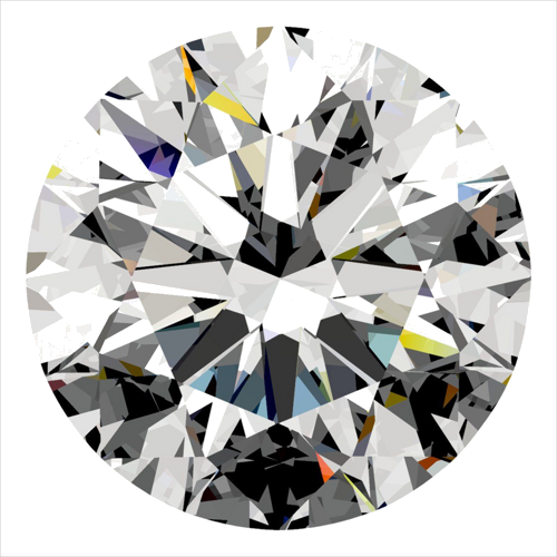 0.35 carat H-VVS2 Excellent cut Natūralus Round Deimantas (1)