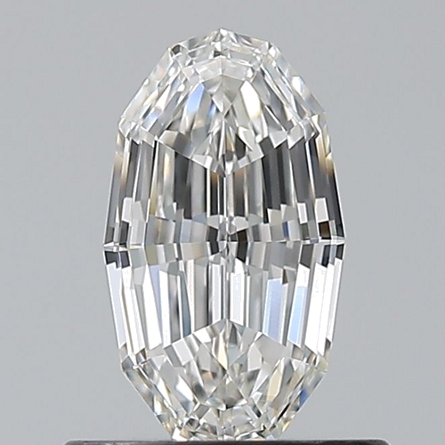 0.7 carat G-VVS2 Natūralus Oval Deimantas (1)