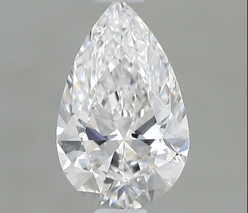 0.4 carat D-VVS2 Natūralus Pear Deimantas (1)