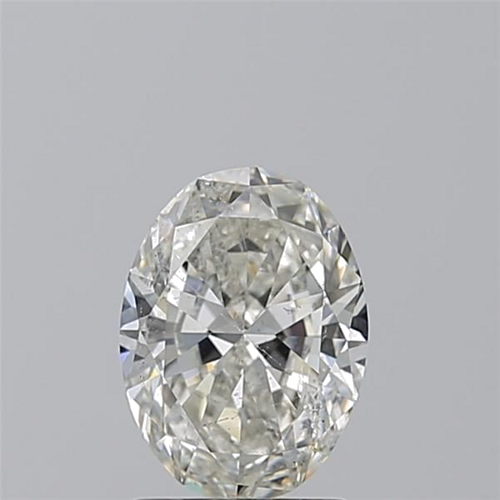 1.5 carat I-SI2 Natūralus Oval Deimantas (1)