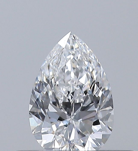 0.3 carat D-VS2 Natūralus Pear Deimantas (1)