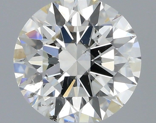 0.5 carat I-SI1 Excellent cut Natūralus Round Deimantas (1)