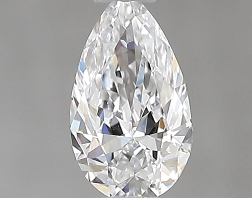 0.3 carat D-VS1 Natūralus Pear Deimantas (1)