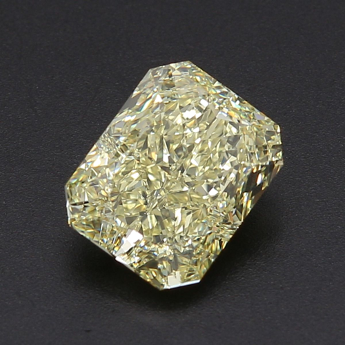 3.07 carat Fancy Yellow-VVS1 Natūralus Radiant Deimantas (1)
