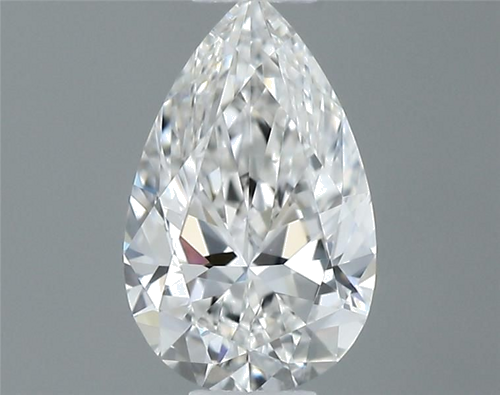 0.3 carat F-SI1 Natūralus Pear Deimantas (1)