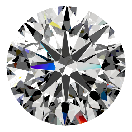 0.3 carat D-VS1 Very Good cut Natūralus Round Deimantas (1)