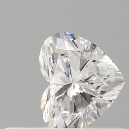 0.32 carat D-VVS1 Natūralus Heart Deimantas (1)