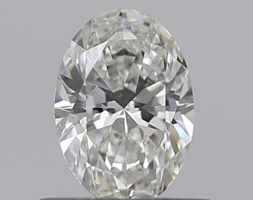 0.43 carat F-SI1 Natūralus Oval Deimantas (1)