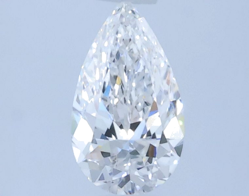0.4 carat E-VVS1 Natūralus Pear Deimantas (1)