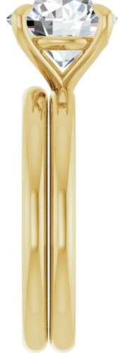 Sužadėtuvių Žiedas „Claw-Prong Solitaire“ 14k yellow gold Round 8.8mm (9)