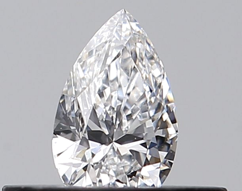 0.23 carat D-VVS1 Natūralus Pear Deimantas (1)