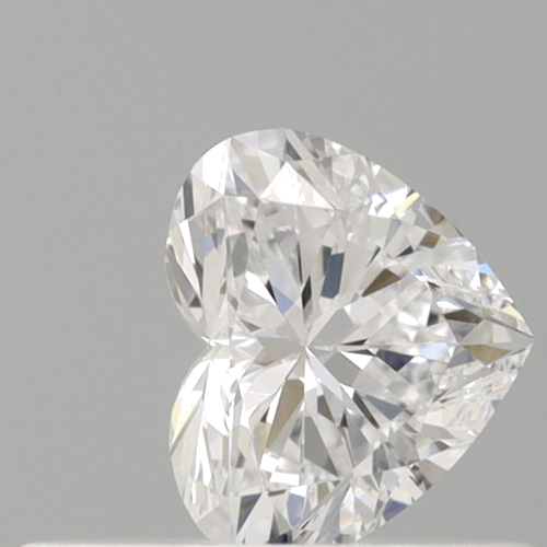 0.34 carat D-VVS1 Natūralus Heart Deimantas (1)