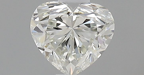 0.52 carat J-VVS1 Natūralus Heart Deimantas (1)