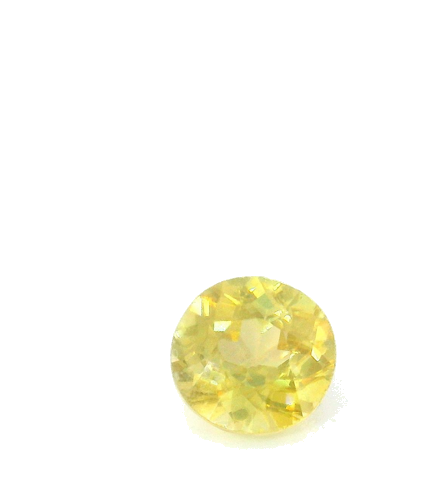 0.57 carat YELLOW Round Sphene (1)