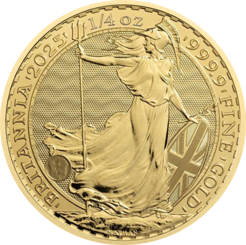 1/4 oz Британия 2025 Золотая монета Карл III (1)