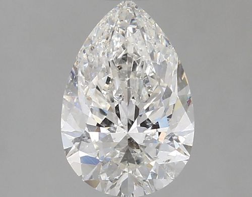 1.04 carat H-SI2 Natūralus Pear Deimantas (1)
