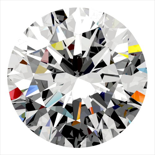 0.3 carat E-VS2 Excellent cut Natūralus Round Deimantas (1)