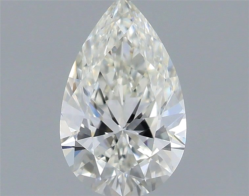 0.51 carat I-VVS1 Natūralus Pear Deimantas (1)