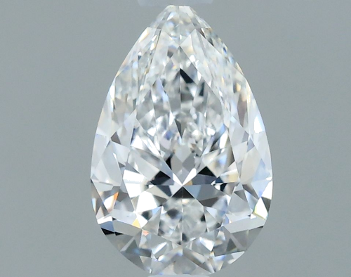 0.7 carat D-VS1 Natūralus Pear Deimantas (1)