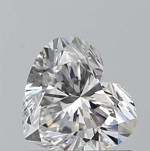0.9 carat F-VS1 Natūralus Heart Deimantas (1)