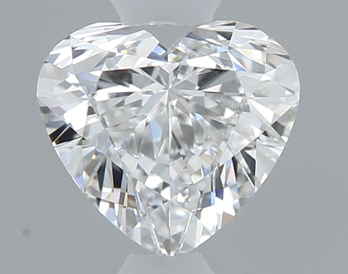 0.5 carat E-VVS2 Natūralus Heart Deimantas (1)