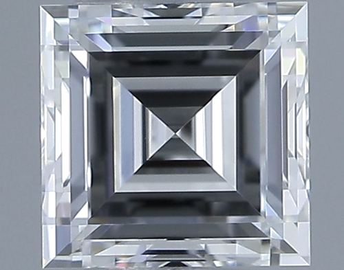 0.51 carat D-VVS2 Natūralus Square Radiant Deimantas (1)